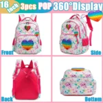 Pop It Heart Kids Backpack and Lunch Box Set- 03