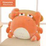 Animal Pillow Plushies - Homer the Crab - Toys for Kids